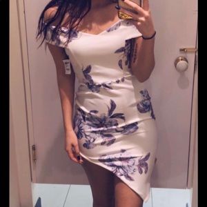 Off the Shoulder Floral Dress